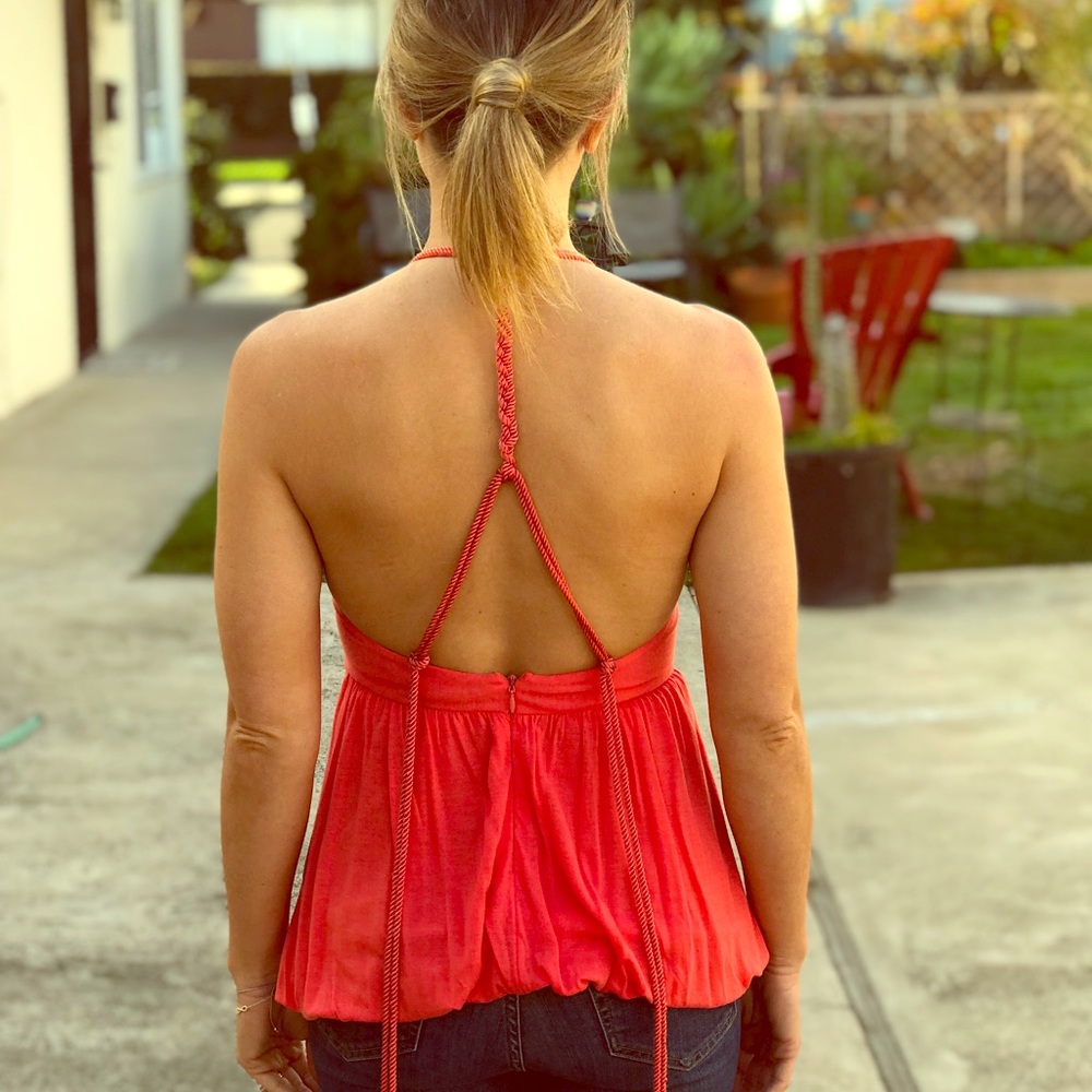 Guess by Marciano coral top with adjustable straps